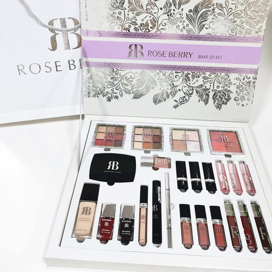 💄✨ مجموعة ميكب روز بيري في سيت واحدة